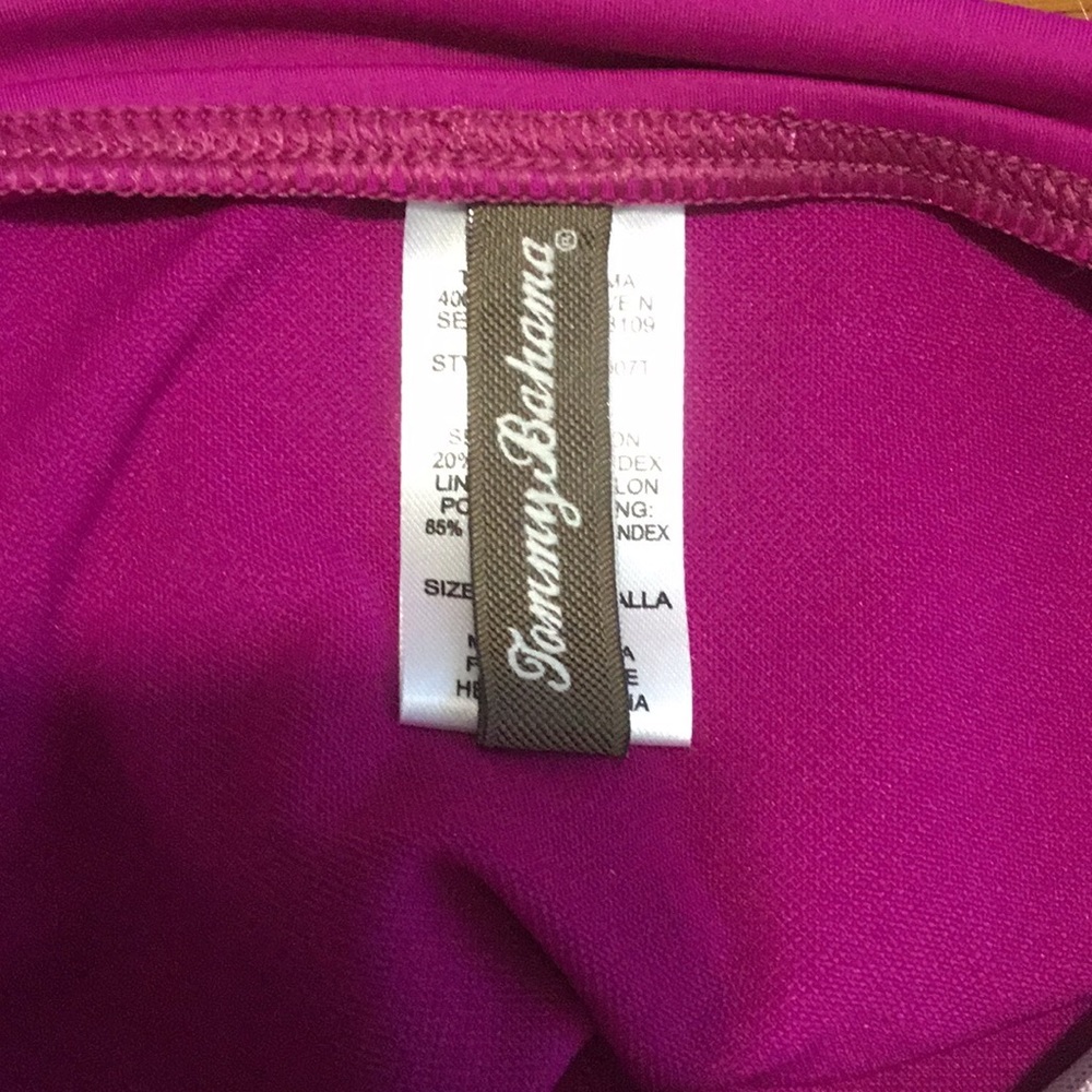 Magenta Tommy Bahama tankini top - Picture 4 of 4